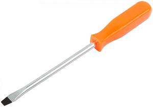 Отвертка &quot;Эконом&quot;, CrV сталь, пластиковая оранжевая ручка 8х150 мм SL FIT
