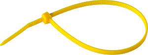 Кабельные стяжки желтые КС-Ж1, 2.5 x 150 мм, 100 шт, нейлоновые, ЗУБР Профессионал 309050-25-150