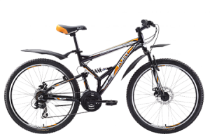 Велосипед FURY Okinawa Disc черный/желтый/серый 19"