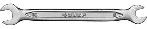 Рожковый гаечный ключ 8 x 10 мм, ЗУБР 27010-08-10