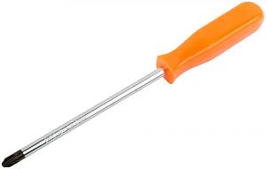 Отвертка &quot;Эконом&quot;, CrV сталь, пластиковая оранжевая ручка 8х150 мм РН3 FIT