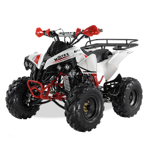 Квадроцикл MOTAX ATV Raptor Super LUX 125 сс Бело-красный