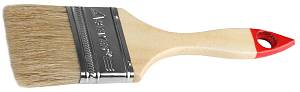 STAYER UNIVERSAL, 63 мм, 2.5″, светлая натуральная щетина, деревянная ручка, все виды ЛКМ, плоская кисть (0101-063)