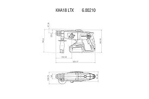 Set KHA 18 LTX Аккумуляторный перфоратор Metabo