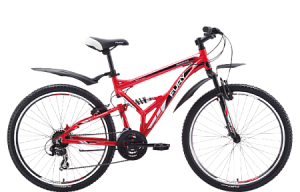 Велосипед FURY Okinawa красный/белый/черный 19"