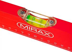 Уровень коробчатый MIRAX, 2 ампулы, крашеный, 1000мм 34602-100_z02